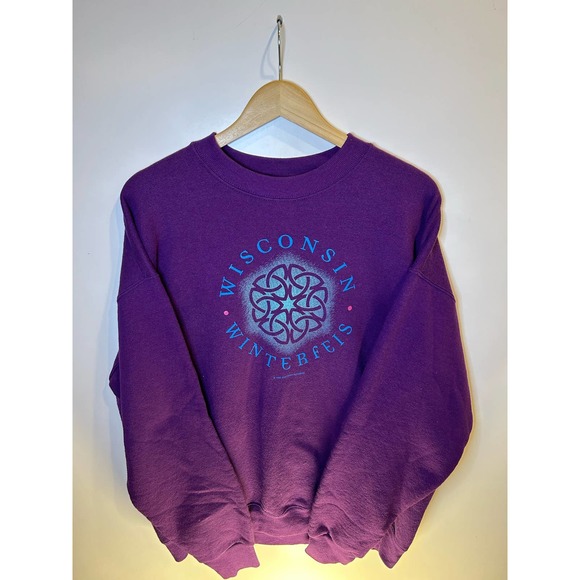 Vintage 1999 Wisconsin Winterfies Crewneck - Picture 1 of 4